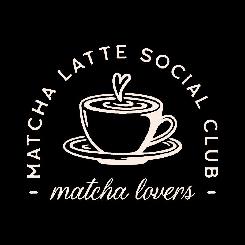 Matcha Tee Latte ästhetischer Humor