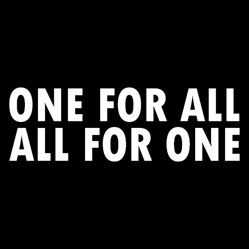 one for all all for one
