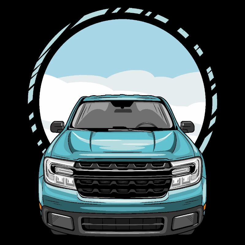 Pickup front view
