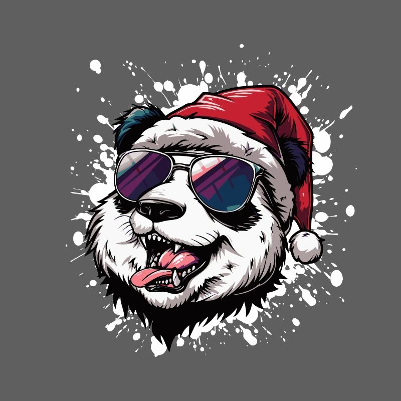 Panda Christmas Funny