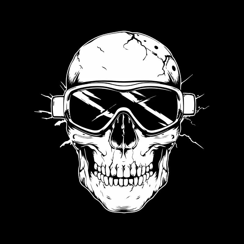 Ski Lunettes de ski Skeleton