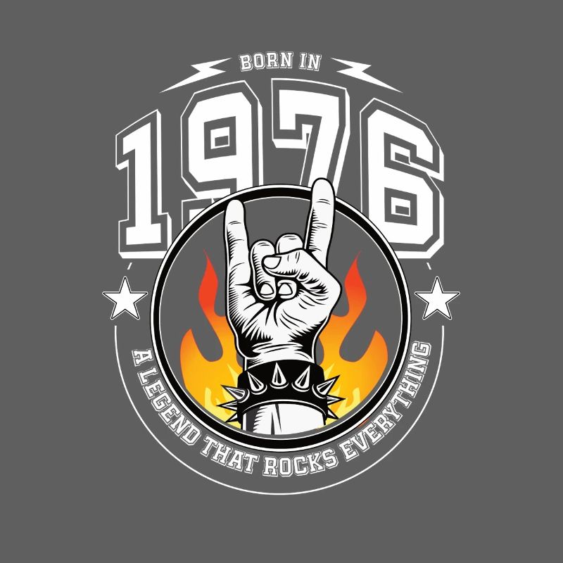 1976 Birthday, rocks everything