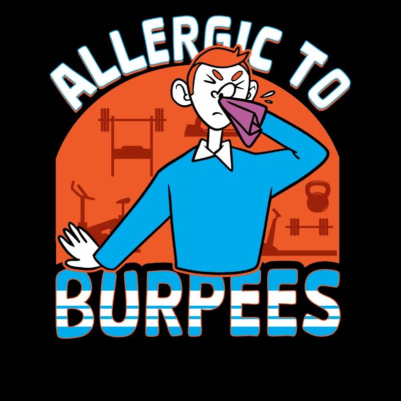 Burpees training, squat, cardio training