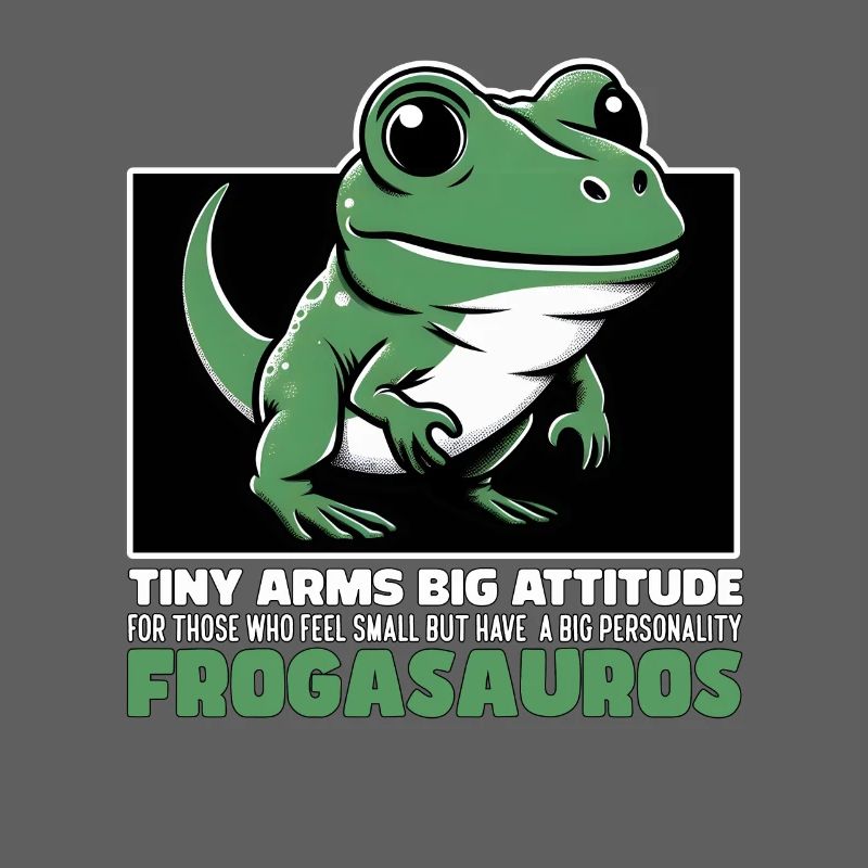 TINY ARMS BIG ATTITUDE - FROGASAURUS
