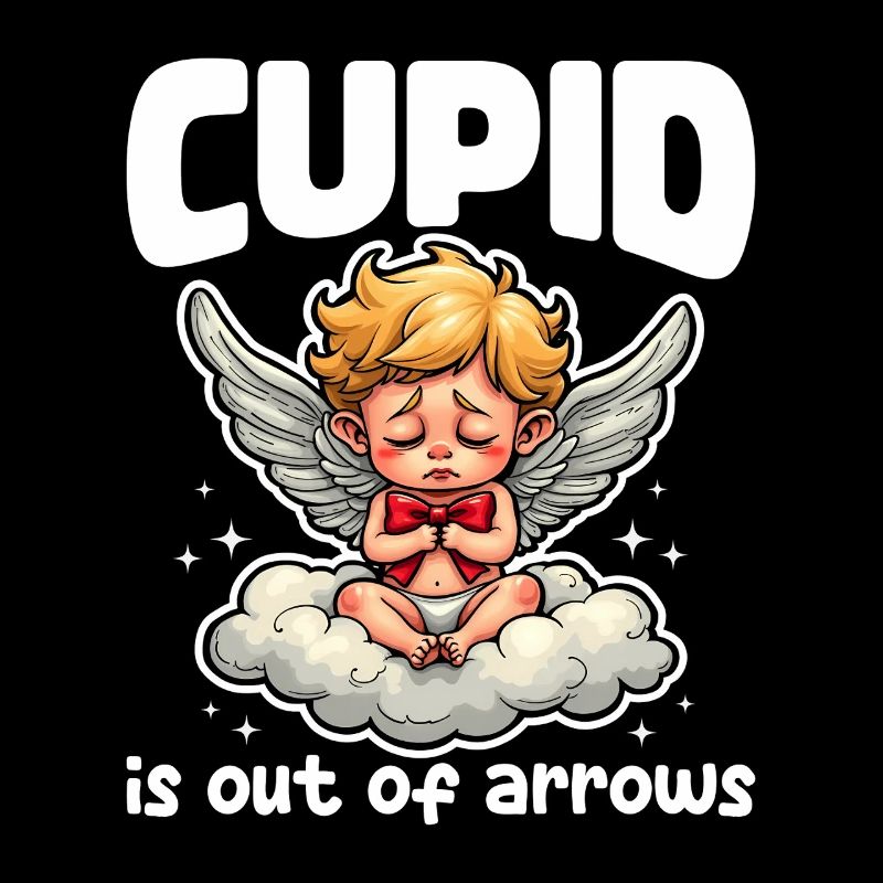 CUPIDON EST SORTI DES FLÈCHES - CADEAU DE LA SAINT-VALENTIN