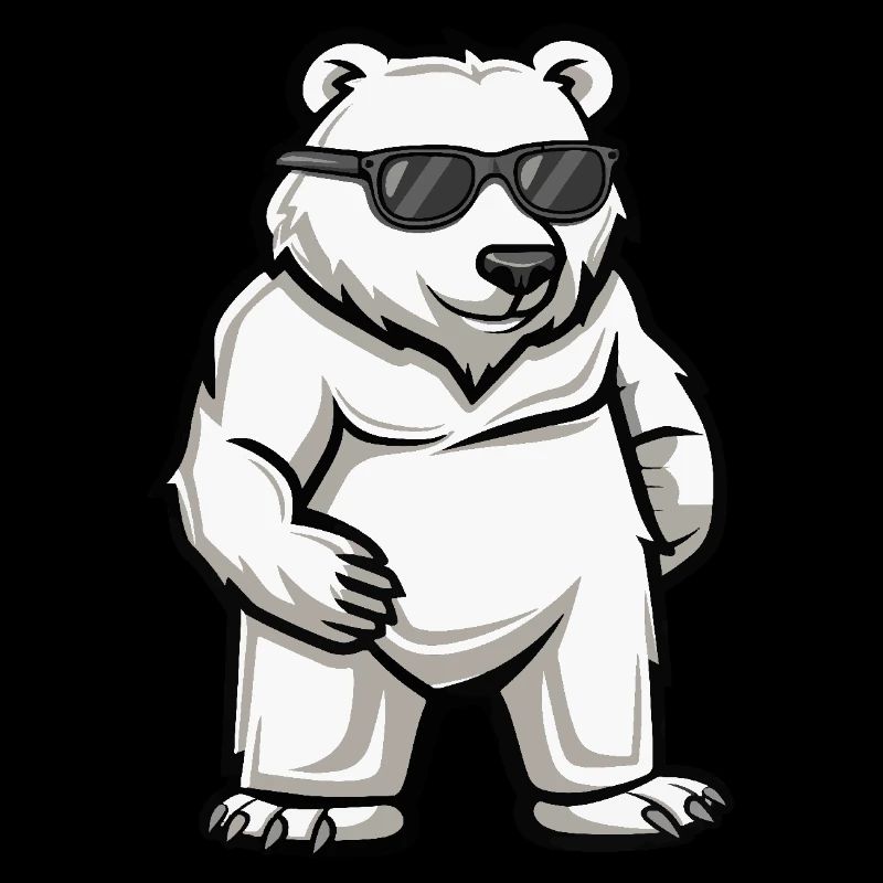 Polar Bear Cool Comic