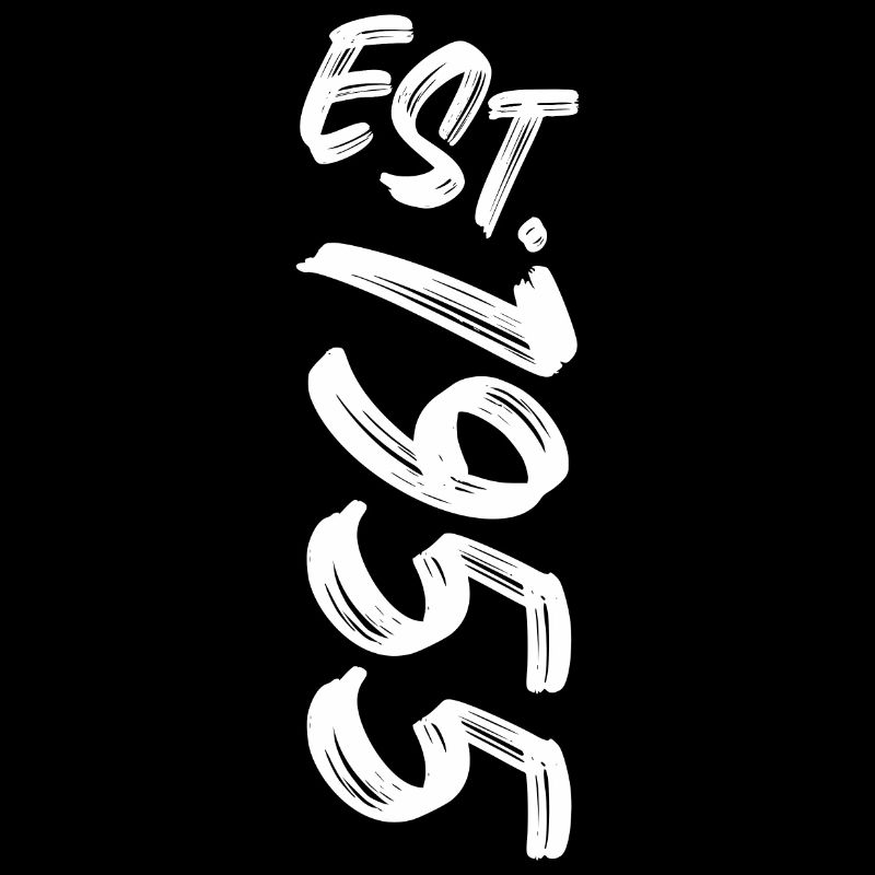 Est. 1955 - Established 1955 - Geburtstag Geschenk