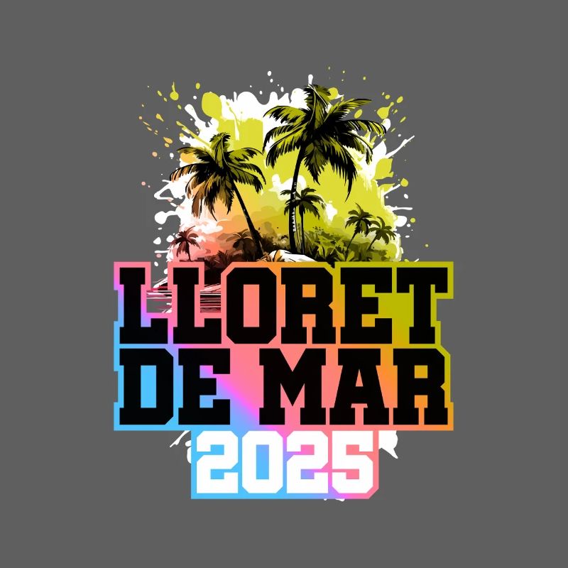 Lloret de Mar 2025 Palm Trees Multicoloured