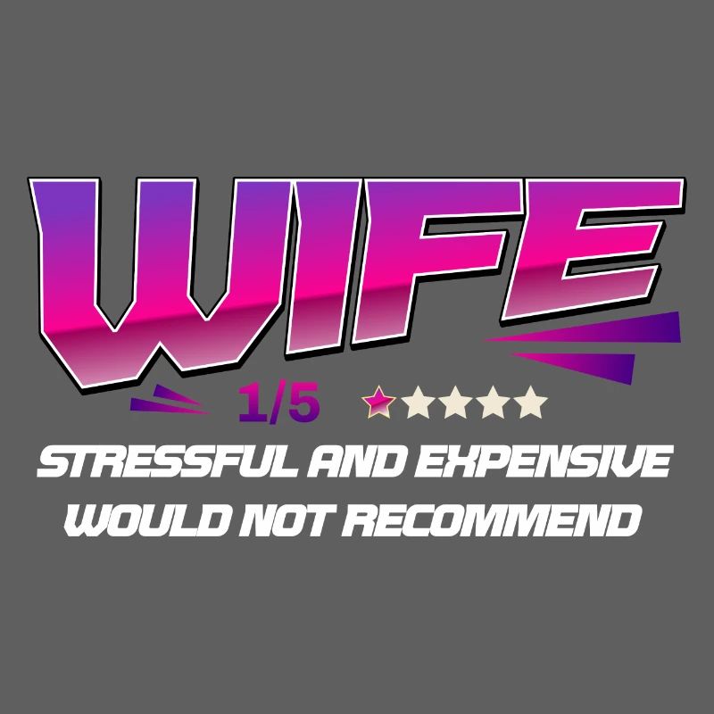 Ehefrau Bewertung Einer Von Fünf Sternen Lustiger Ehemann