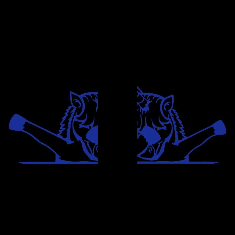 2 Licornes Dabbing Dab Danse Soirée Pose Geste Équipe