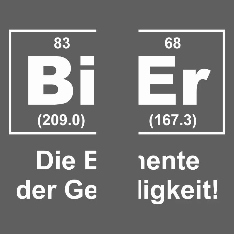 Chemiker - Bier, das Element der..
