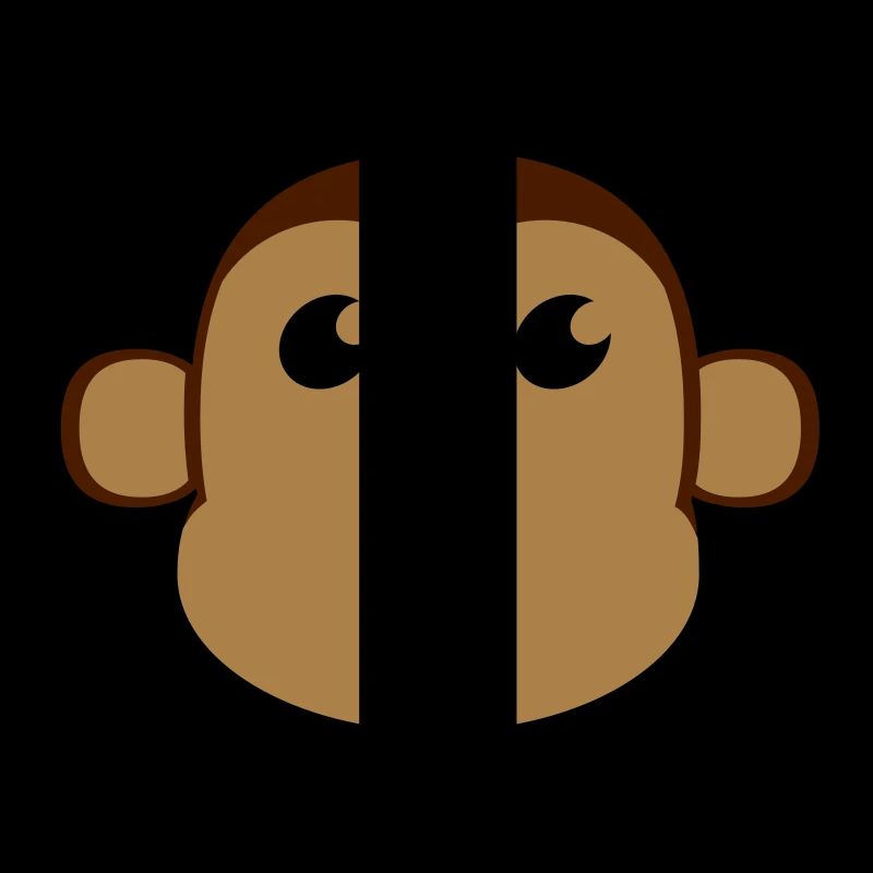 Face, Shimpanse, monkey, monkey head 3 c