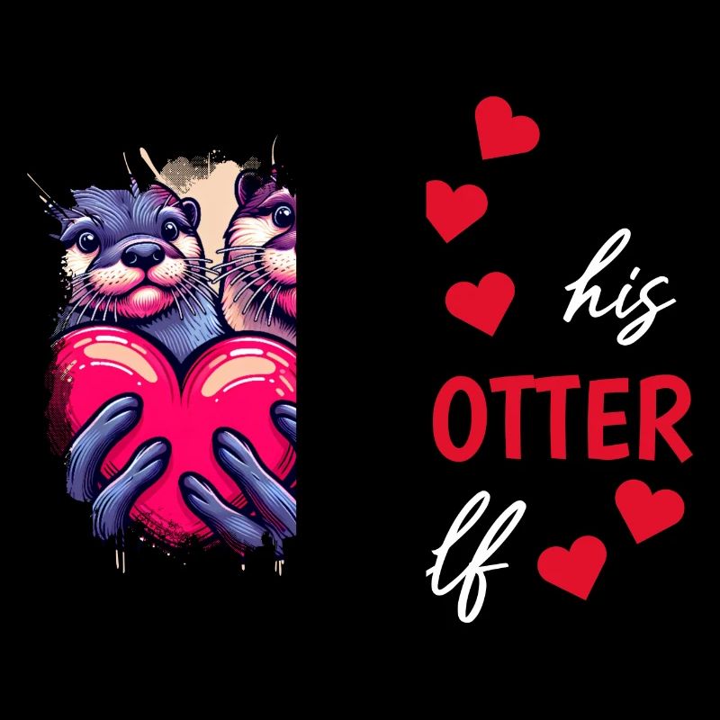 Otter half liebe geschenk