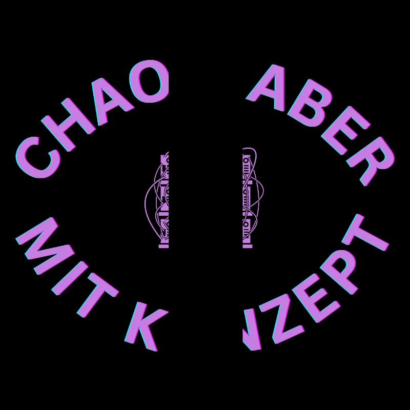 Chaos spruch Tshirt pull