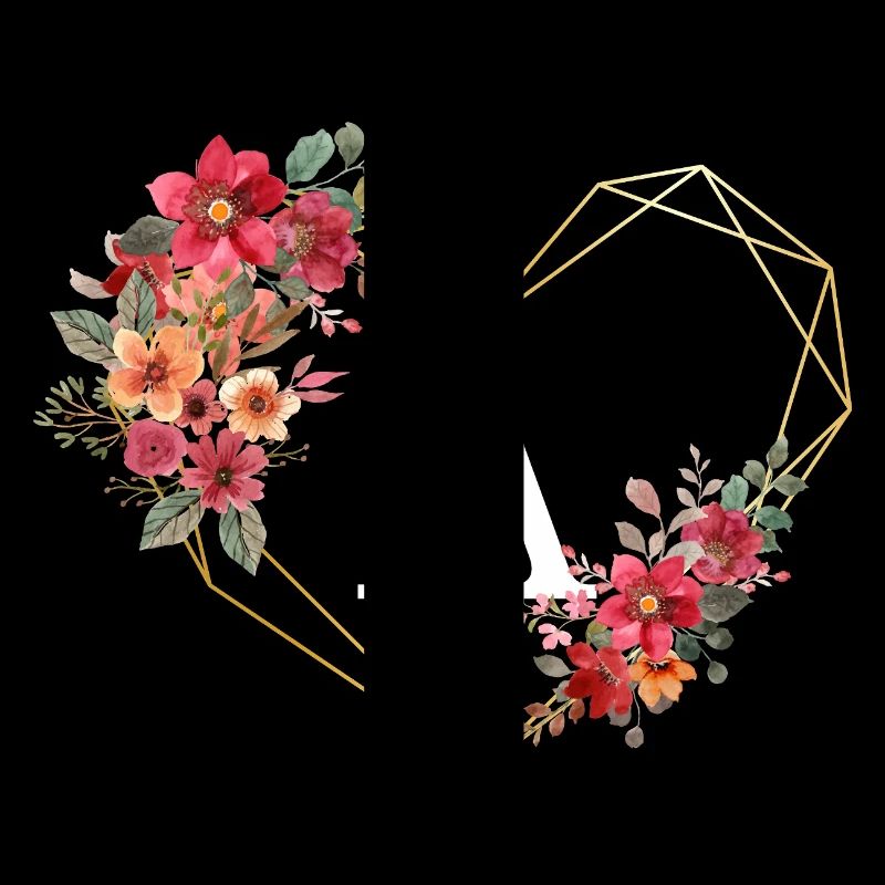 Blumen Goldenes Herz Brief