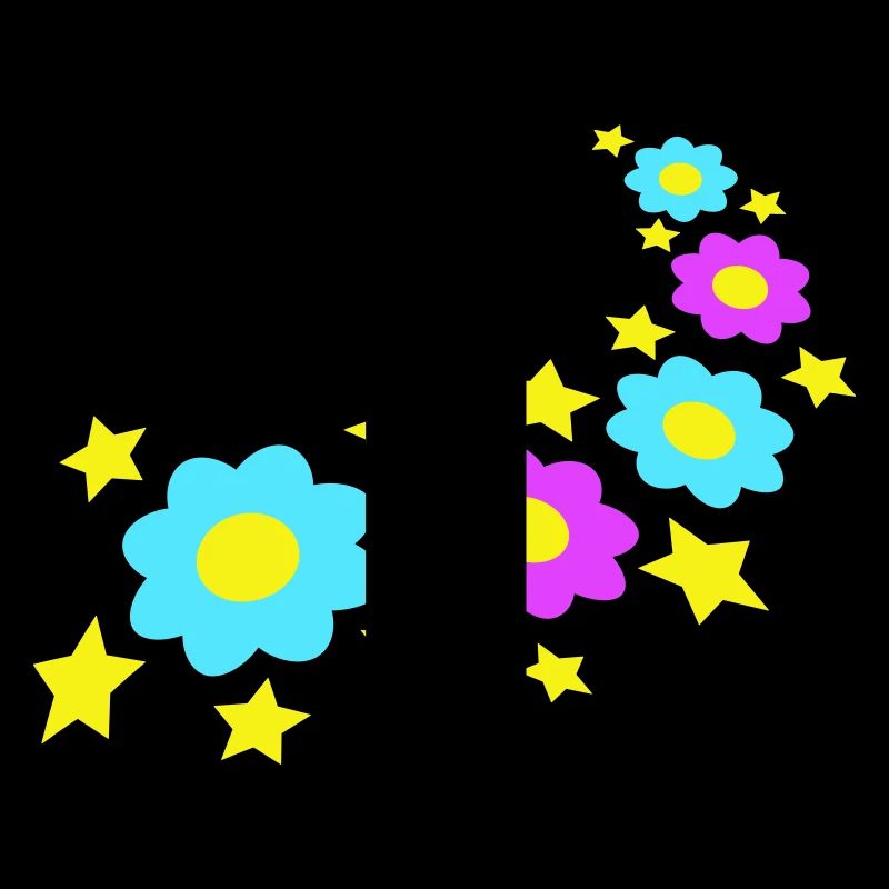 Beaucoup de fleurs colorées belle conception de motif décoratif