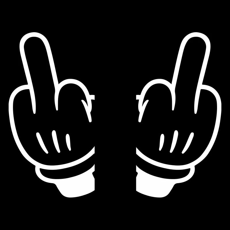 Mittelfinger Hand Comic