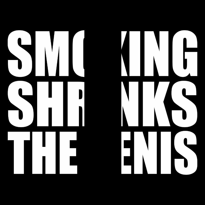 Smoking shrinks the penis