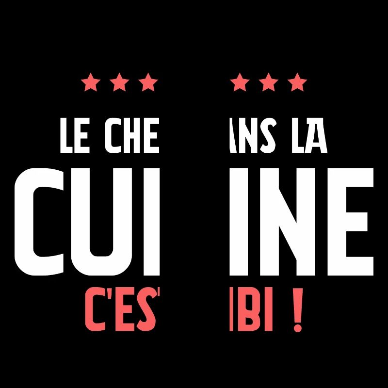 Le chef dans la cuisine c'est bibi ! - Tablier