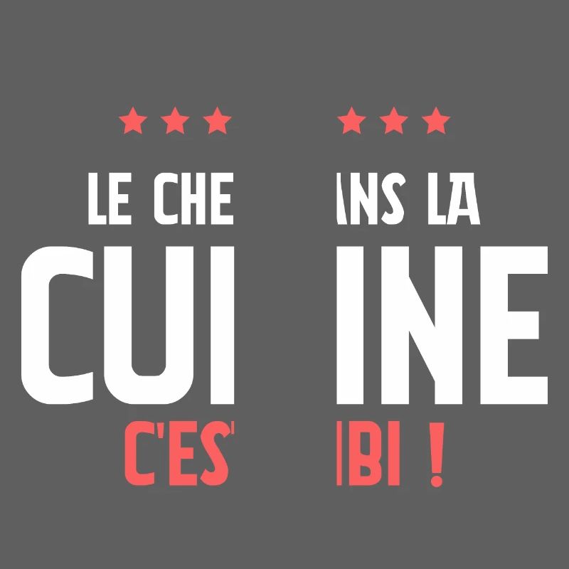 Le chef dans la cuisine c'est bibi ! - Tablier