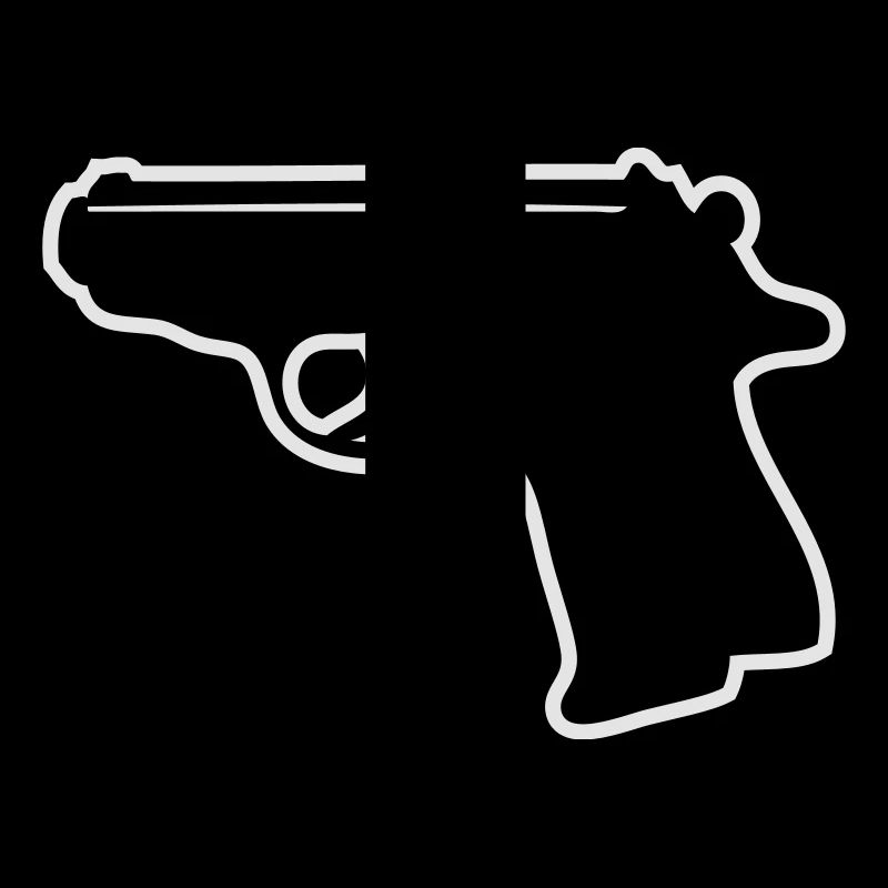 007 PPK avec contour