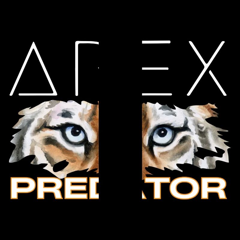 Roaring Apex Predator - Tiger Face Tee