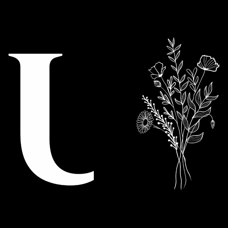 Lette u fleurs minimalistes