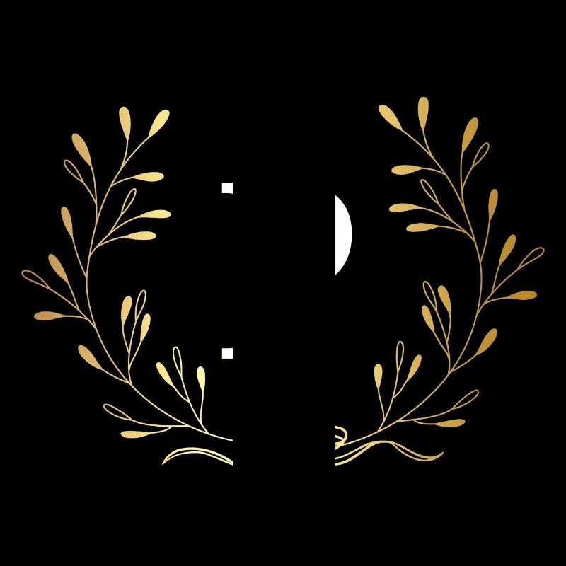 Buchstabe p Goldene Blumenkrone
