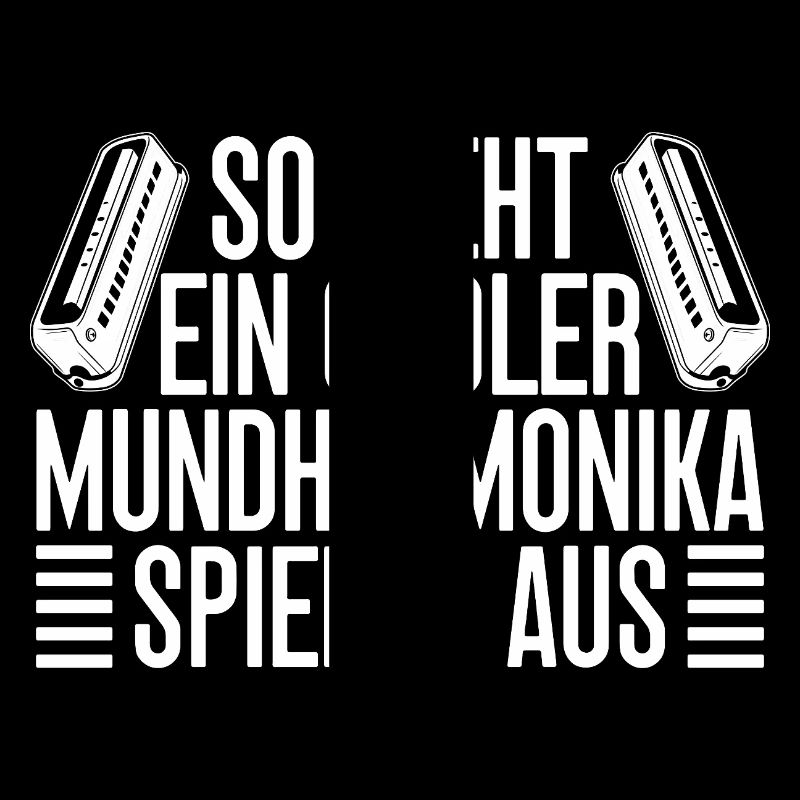 Mundharmonika Musiker So Sieht Ein Cooler