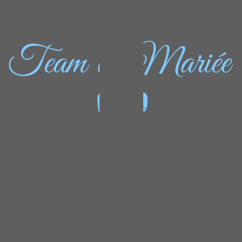 Team Die Braut Blaue Schleife