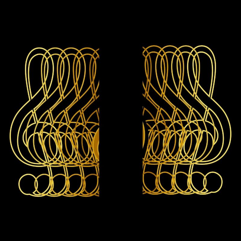 Clef cool gradient, fade, gradient