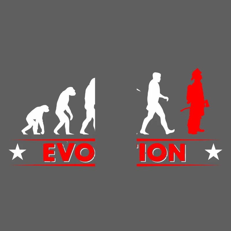 Fire evolution - red/white