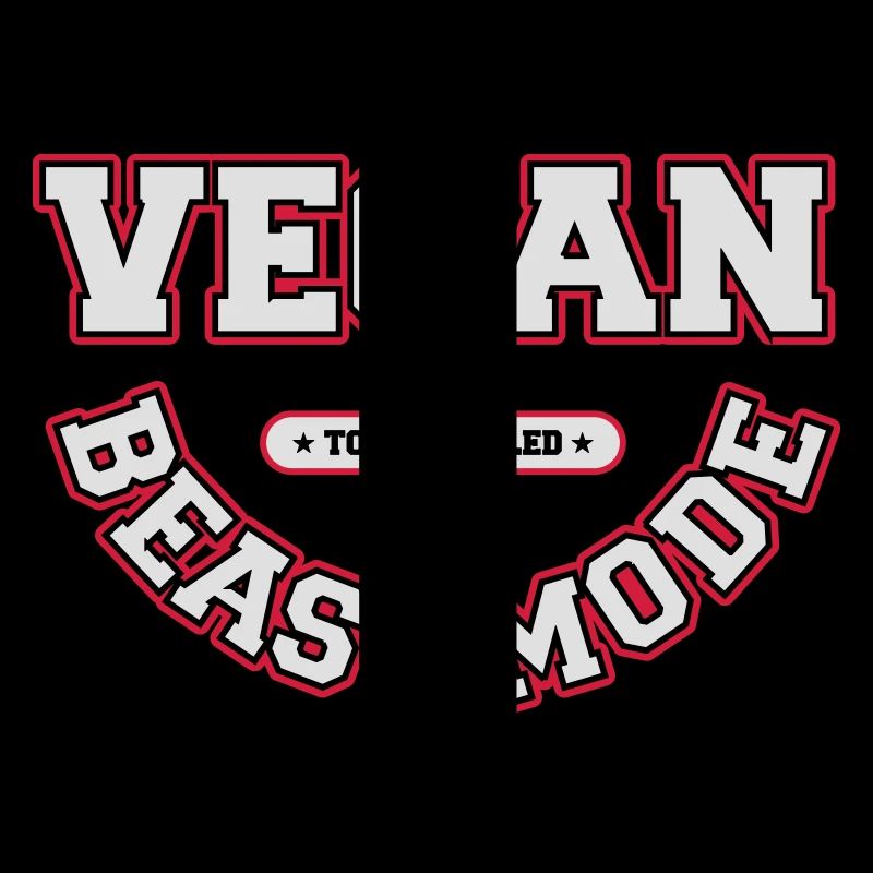 VeganBeastmode [red] [vector]