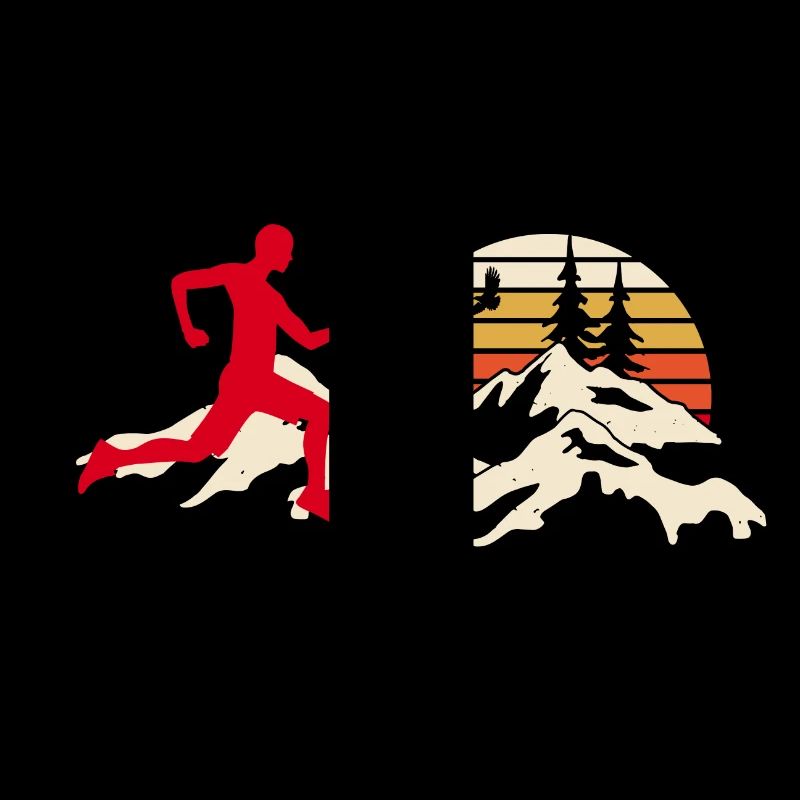 Trail Runner running jogging Jogger terrain