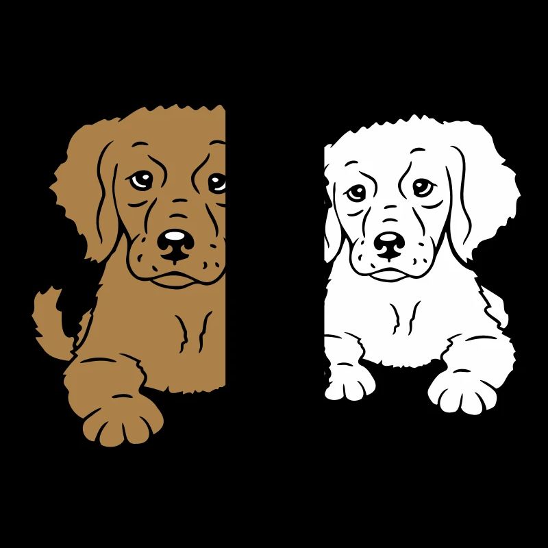 2 chiens équipe deux amis équipage heureux frères
