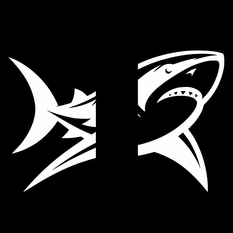 Le requin des profondeurs rencontre le tatouage Sharp et élégant
