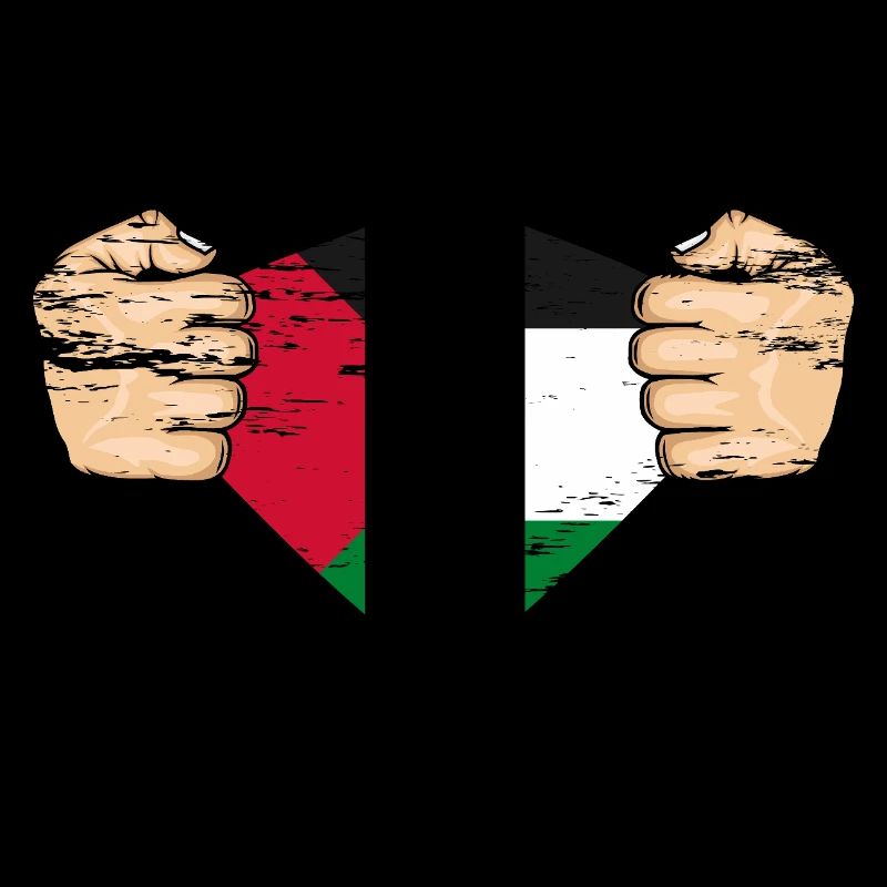 Drapeau de la Palestine Design utilisé