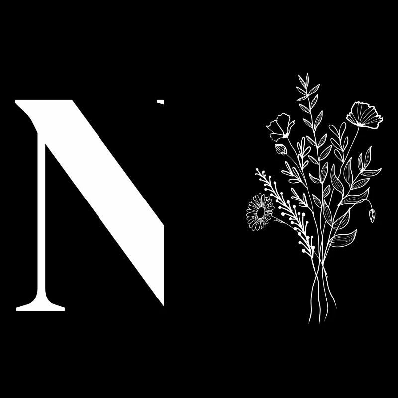 Lette n fleurs minimalistes