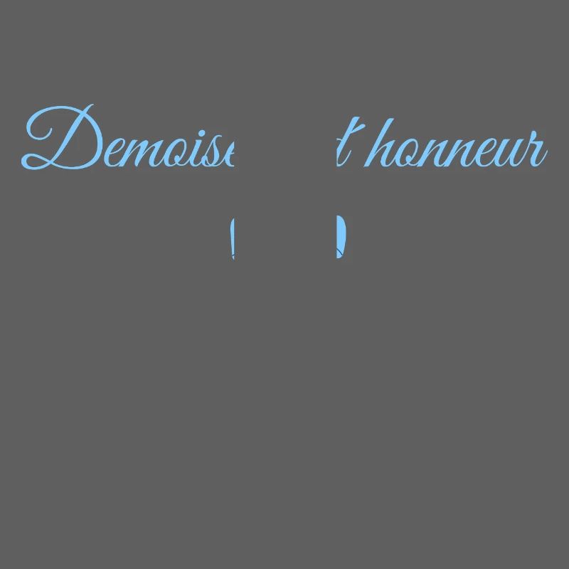 Demoiselle d’honneur noeud bleu