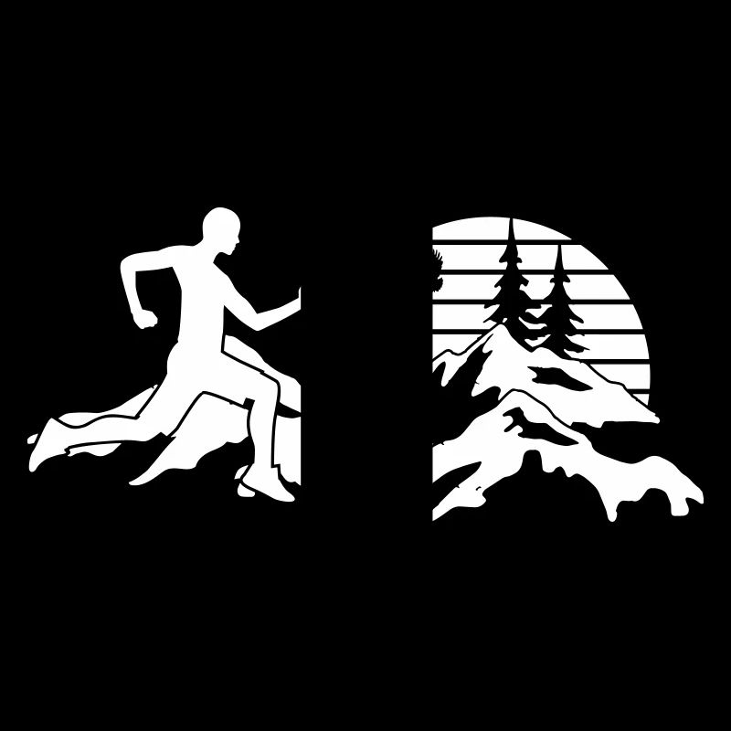 Trail Runner running jogging Jogger terrain