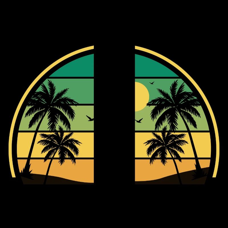 Retro Summer Sunset