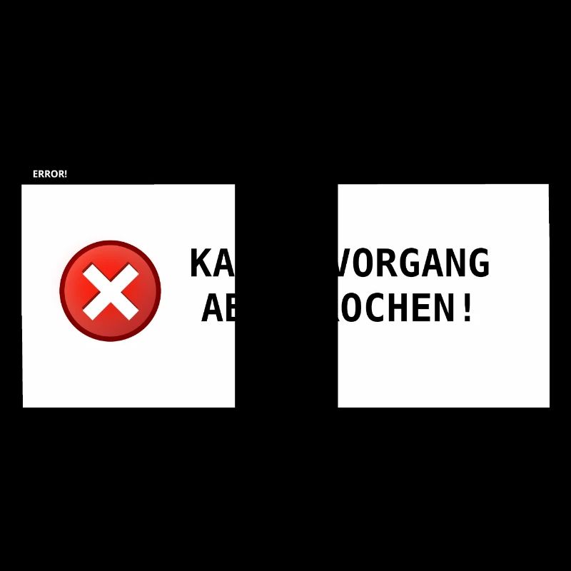 Copying process aborted