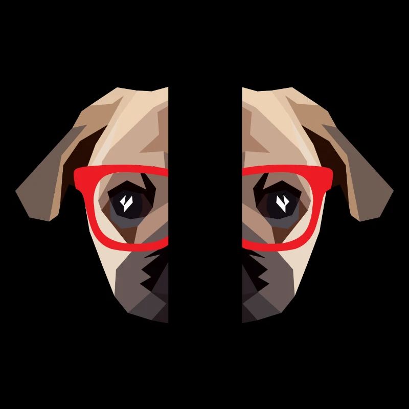 Hipster Mops (Low Poly)