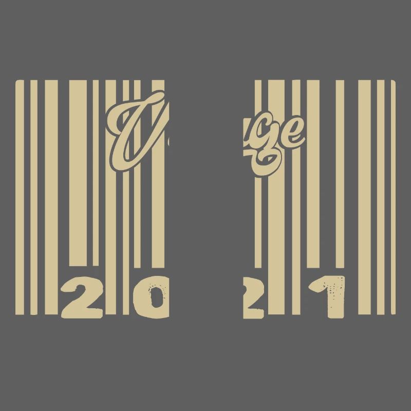 vintage 2021 Code barre 2021: Année 2025.