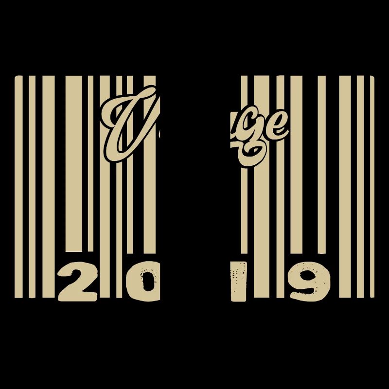 vintage 2019 Code barre 2019: Année 2025.