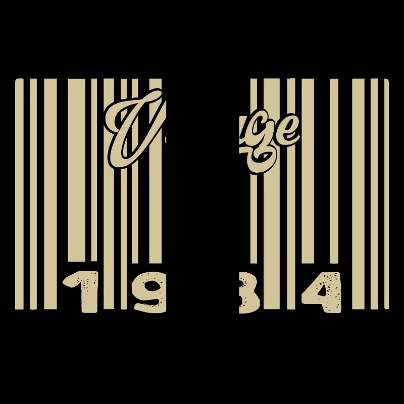 vintage 1984 Code barre 1984: Année 2025.