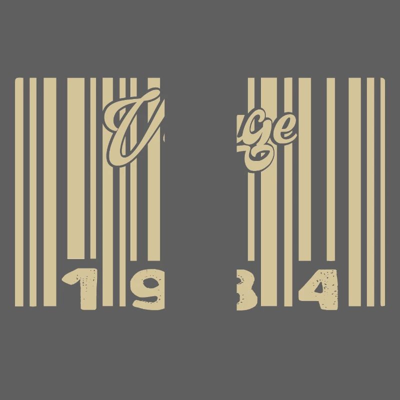 Vintage 1984 Barcode 1984: Year 2025.