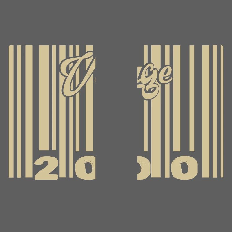 vintage 2000 Code barre 2000: Année 2025.