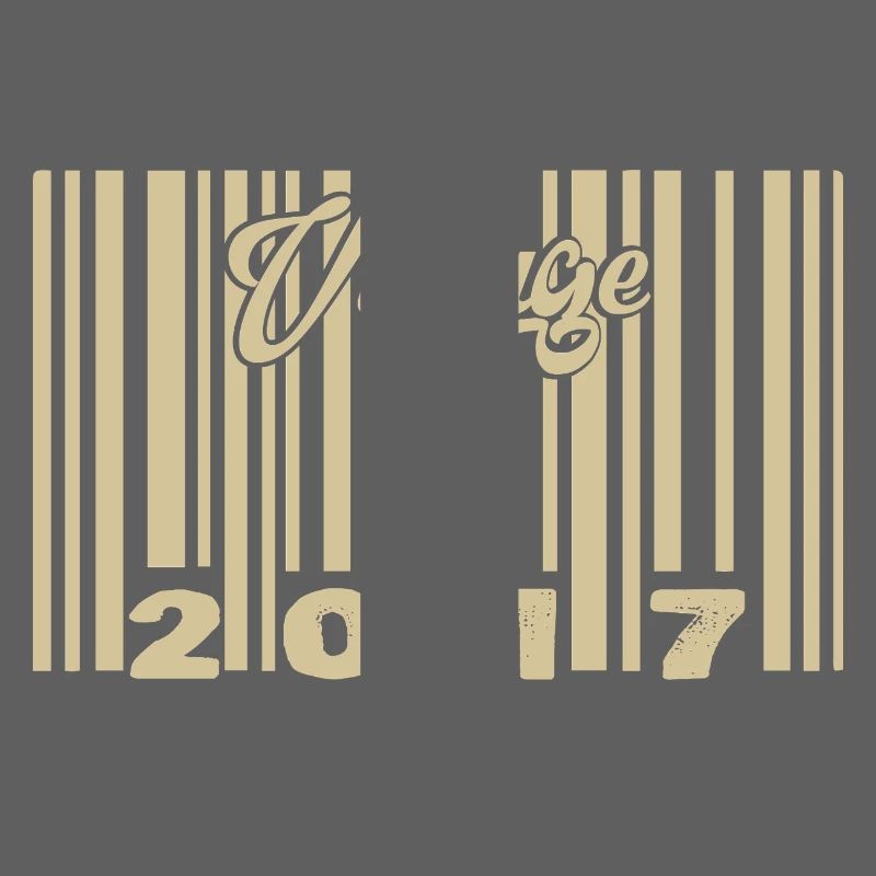 vintage 2017 Barcode 2017: Year 2025.