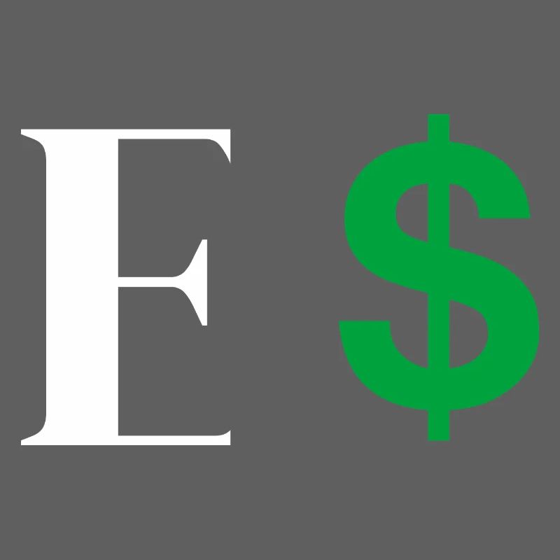 Letter E Dollar